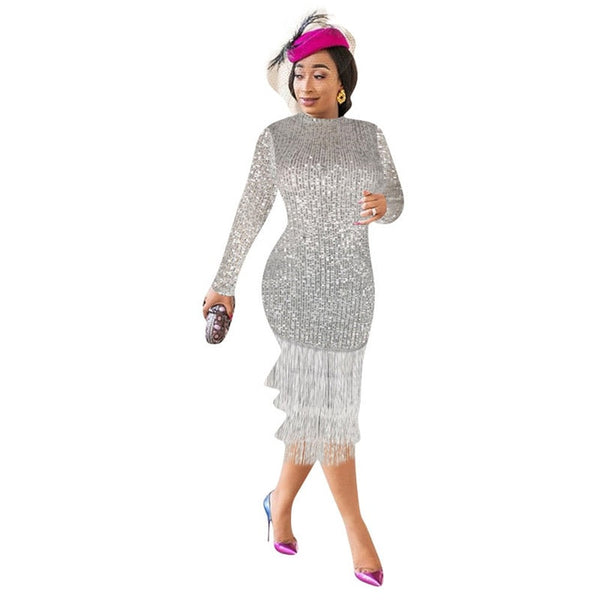 Sparkle Holiday Midi Dress