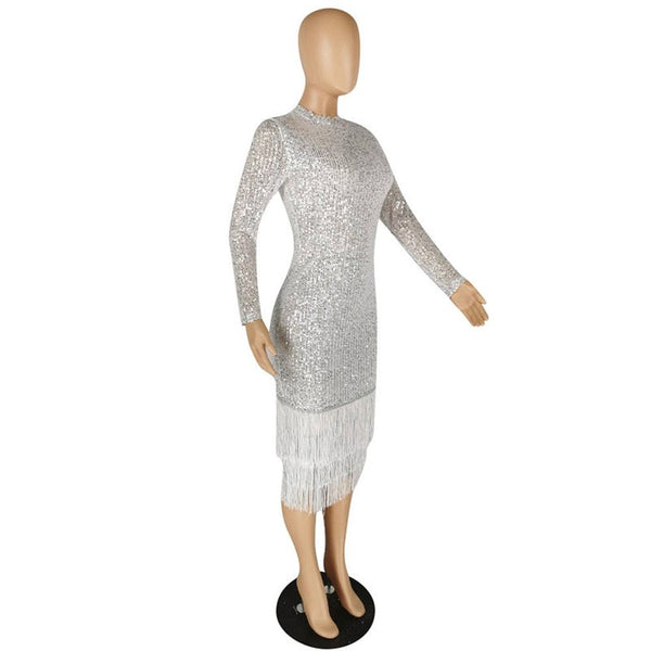 Sparkle Holiday Midi Dress