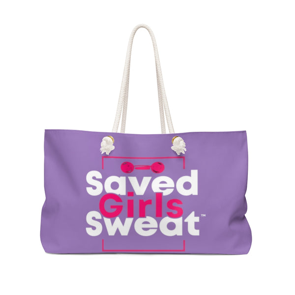 Purple Weekender Bag